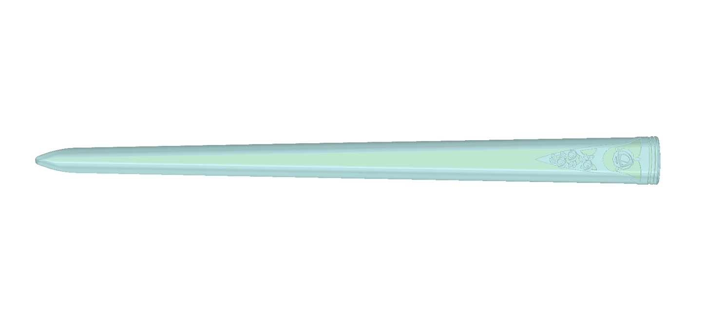 Blue/Red Rose SAO Sword | Eugeo/Kirito Sword | Sword Art Online | Matching Scabbard, Display Plinth Available | By CC3D