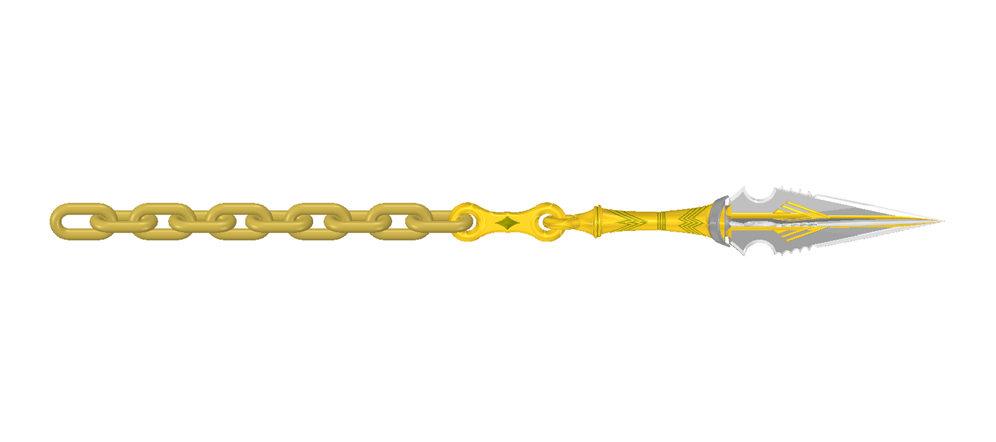 Scorpion Kunai MK 2021 Prop | Available With Chain and Matching Display Plinth | MORTAL KOMBAT Cosplay | By Collins Creations 3D