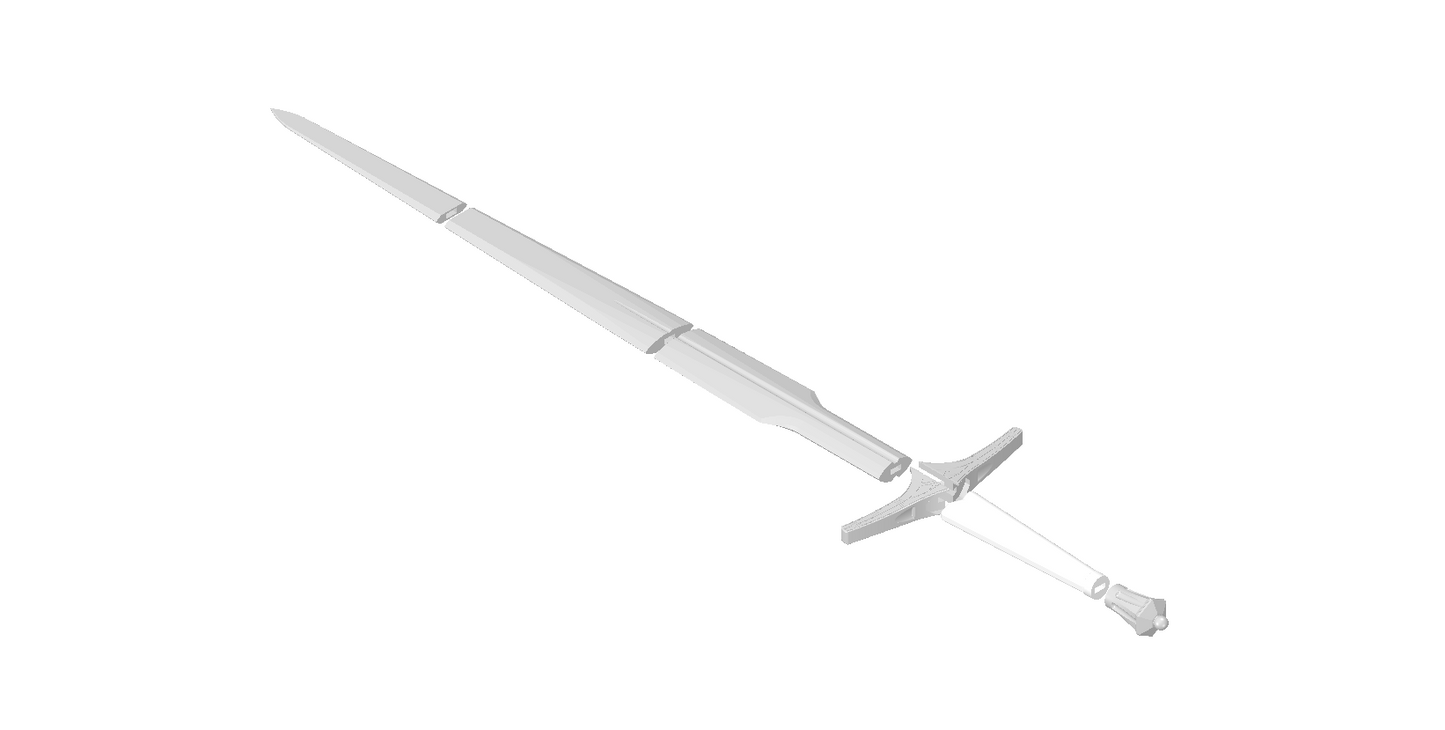 The Witcher Silver Sword | Netflix | Cosplay Prop. | By Collins Creations 3D
