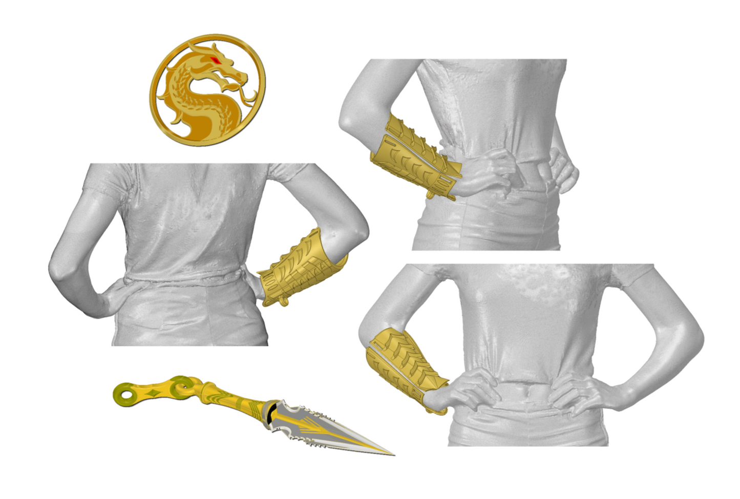 Scorpion Kunai MK 2021 Prop | Available With Chain and Matching Display Plinth | MORTAL KOMBAT Cosplay | By Collins Creations 3D