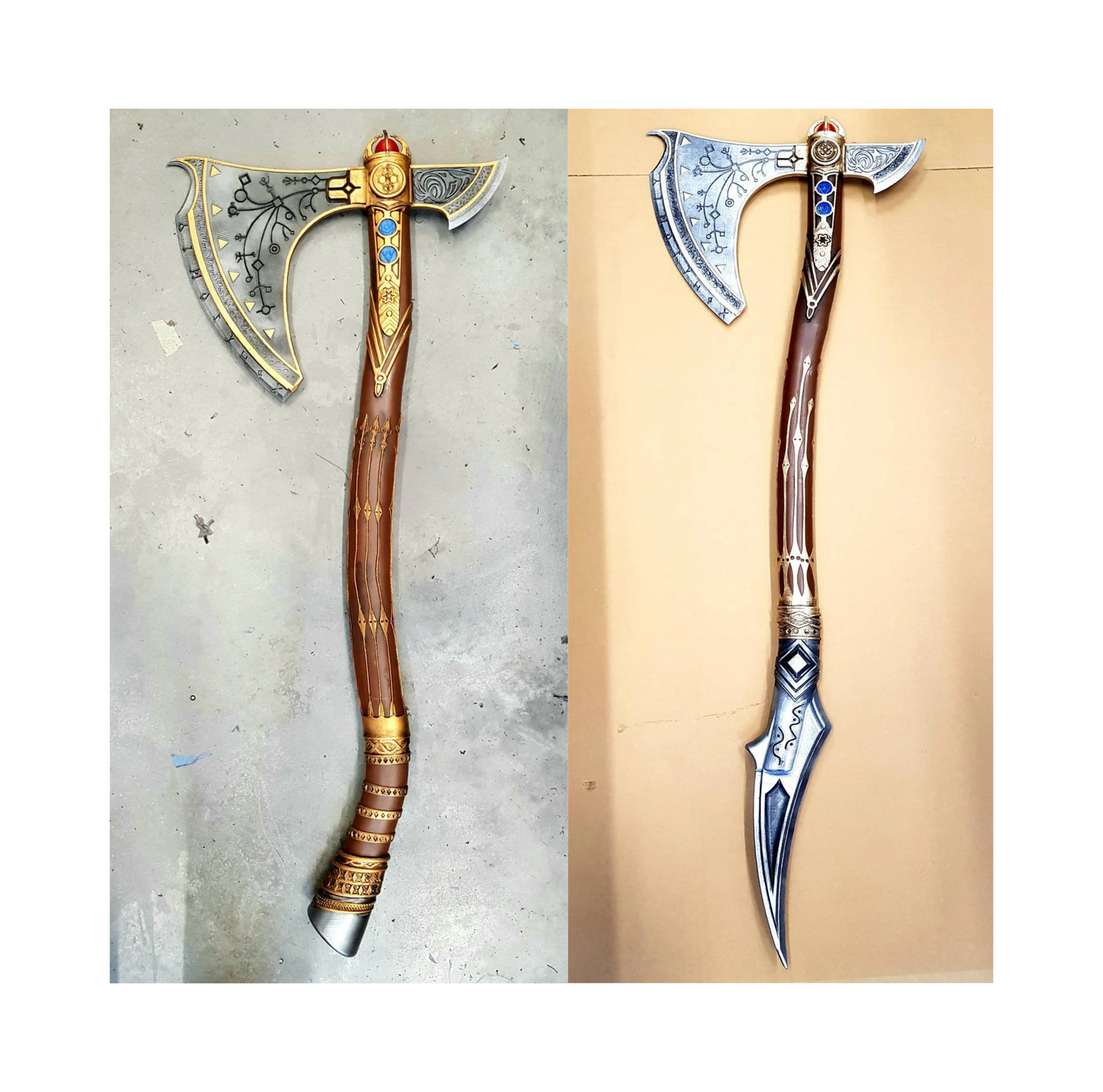 Leviathan Axe with Optional Pommels and Display Options | God Of War | Cosplay prop. replica | By CC3D