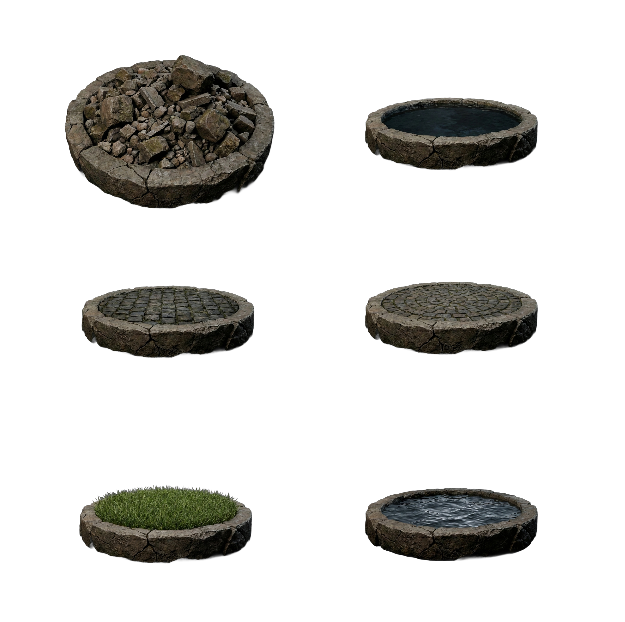 3D Hero Base Options – Collins Creations 3D