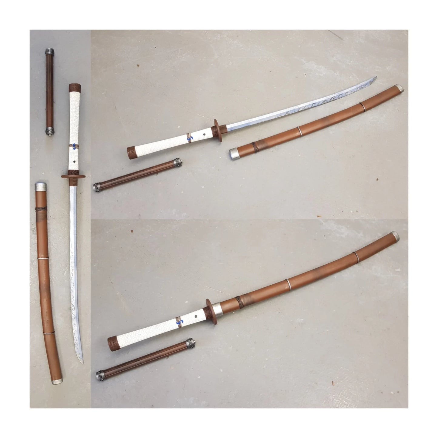 Mizu Katana Cosplay Prop. | Scabbard Option | Blue Eyed Samurai Cosplay | Modular Design | By Collins Creations 3D
